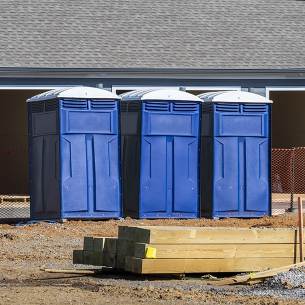 is there a specific order in which to place multiple porta potties in Great Meadows New Jersey